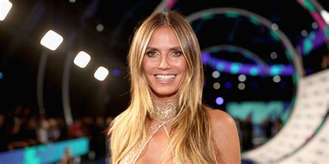 nudes of heidi klum|Heidi Klum shares completely topless magazine photo shoot.